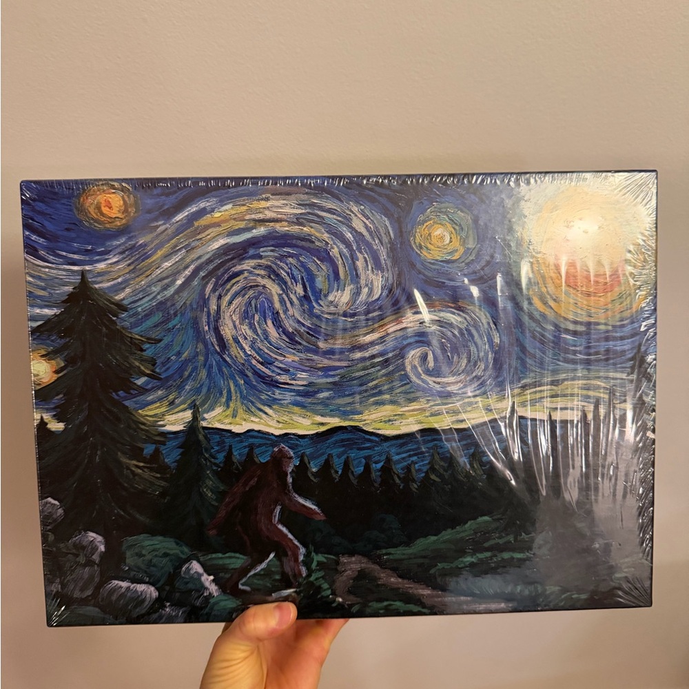 Bigfoot Starry Night Puzzle - New